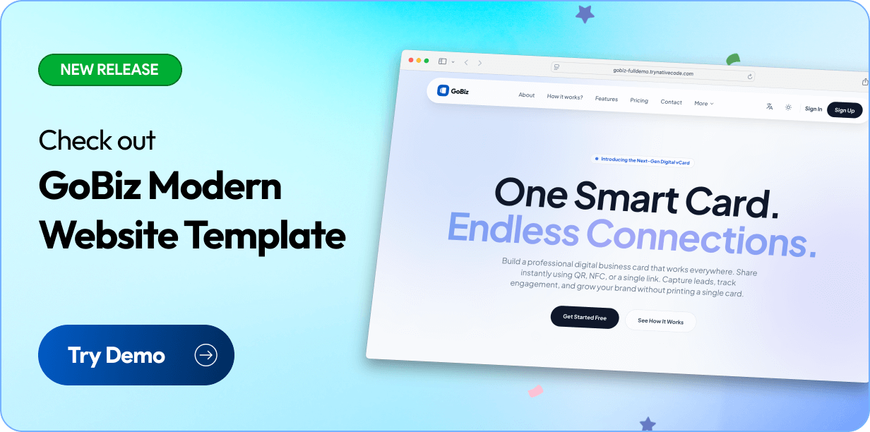 gobiz modern theme template