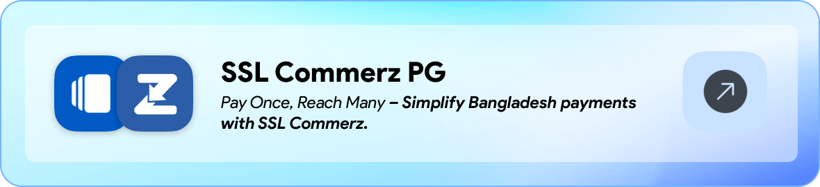 SSLCommerz Payment Gateway addon plugin for gobiz vcard saas
