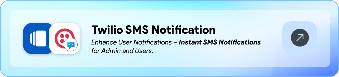 twilio sms addon plugin for gobiz vcard saas